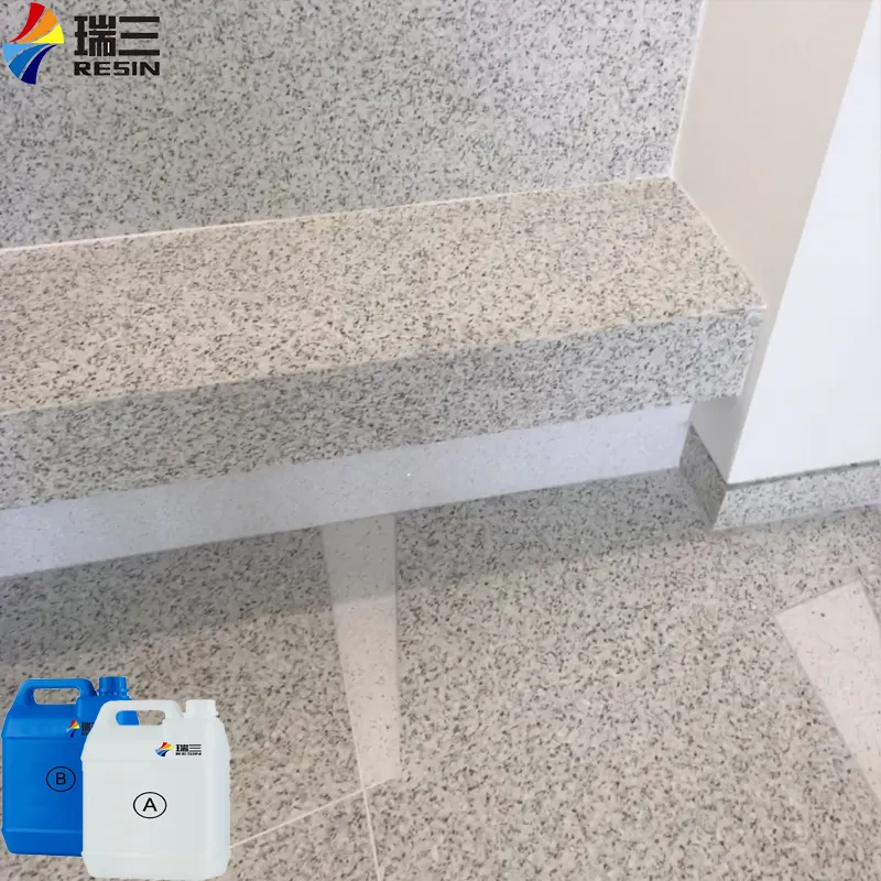 Epóxi premium barato para piso de garagem com lascas e flocos de cores decorativas